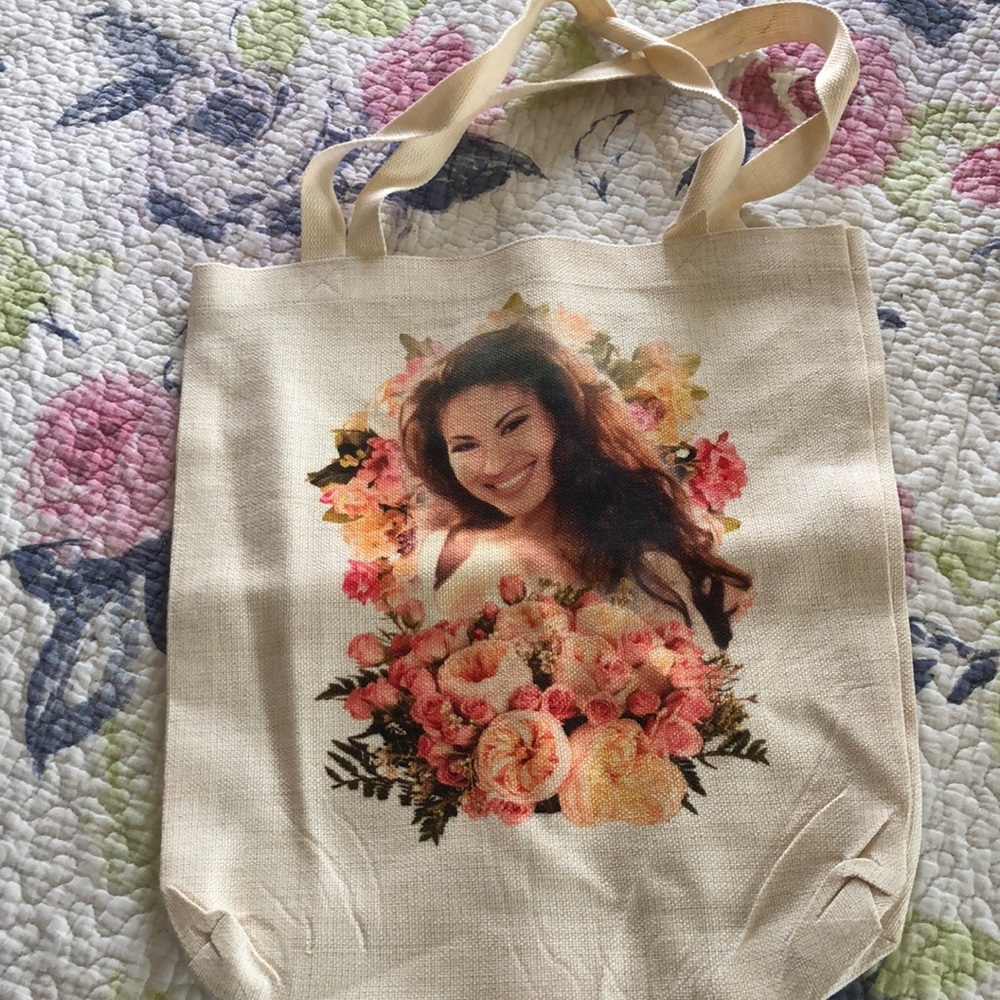 SELENA Canvas Tote Bag NWOT
